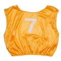 Champion Sports Champion Sports SVMWNGD Practice Numbered Adult Scrimmage Vest; Yellow SVMWNGD